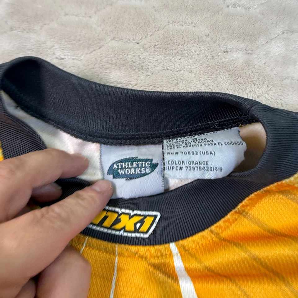 Camiseta deportiva de colección Athletic Works Xtreme Motocross XMX MX1 talla Lg manga larga Foto 4 de 4
