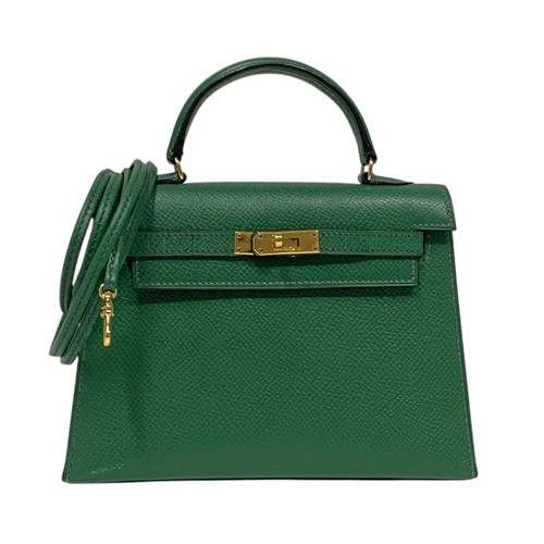 HERMES Mini Mini Kelly 15 Shoulder Bag V Stamp #OKB265