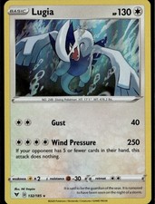 Carta Pokemon incolore Lugia Holo rara SWSH04 Vivid Voltage 132/185