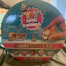 Zuru Toy Mini Brands Collector's Case New Sealed 5 Exclusive Minis Included