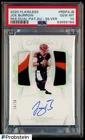 2020 Panini Flawelss Silver Joe Burrow RPA RC Dual Patch AUTO 10/20 PSA 10