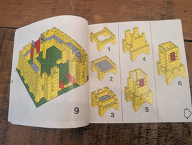 375/6075 & 383/6083 (x2) Yellow Castle & Knight's Tournament Lego instructions