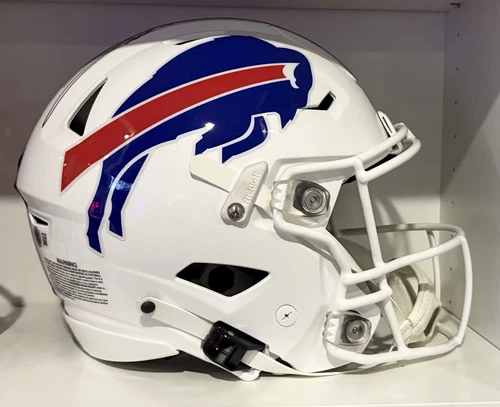 JOSH ALLEN SIGNED BUFFALO BILLS FULL SIZE AUTHENTIC SPEED FLEX HELMET BAS