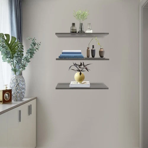 17.5x9.5in Acrylic Floating Shelves Wall Mounted Shelf Floating Shelf Organizer