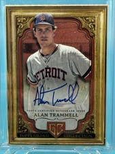 2024 Topps Gilded Collection Alan Trammell Ruby Auto /5 Gallery of Gold GOG-AT