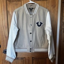 True Religion Women  s TRUE TEAM VARSITY JACKET Sz. M NEW