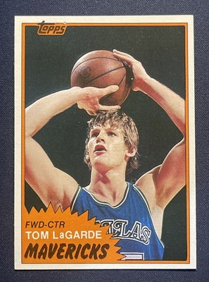 1981-82 Topps Tom LaGarde Dallas Mavericks Basketball   Card #10