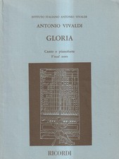 Noten: Antonio Vivaldi - Gloria, 1970, Ricordi 131415, gebraucht, gut