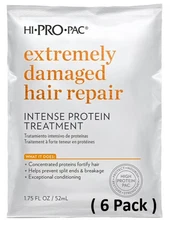 HI PRO PAC EXTREMELY DAMAGED HAIR REPAIR TREATMENT 1.75 FL OZ.  (6 PACK)
