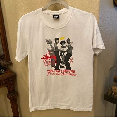 Rare* STUSSY x UNION Graphic White T-Shirt Size Small-Unisex | eBay