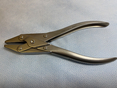 V. Mueller OS3077 Parallel Pliers 7.5'' L X Jaws 10 mm Wide X 13mm Max Opening