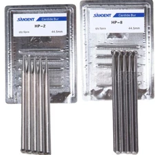 Dental Tungsten Carbide Bur 44.5mm Long Shank HP for Straight Handpiece HP2 HP8