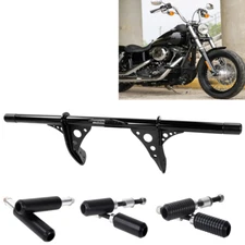 Crash Bar Complete 1 Set Front Rear For Harley Dyna Street Bob EFI FXDBI 2006-11
