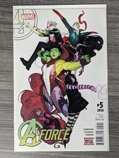 A-Force #5 Ben Caldwell Cover Kelly Thompson She-Hulk Marvel Comics 2016