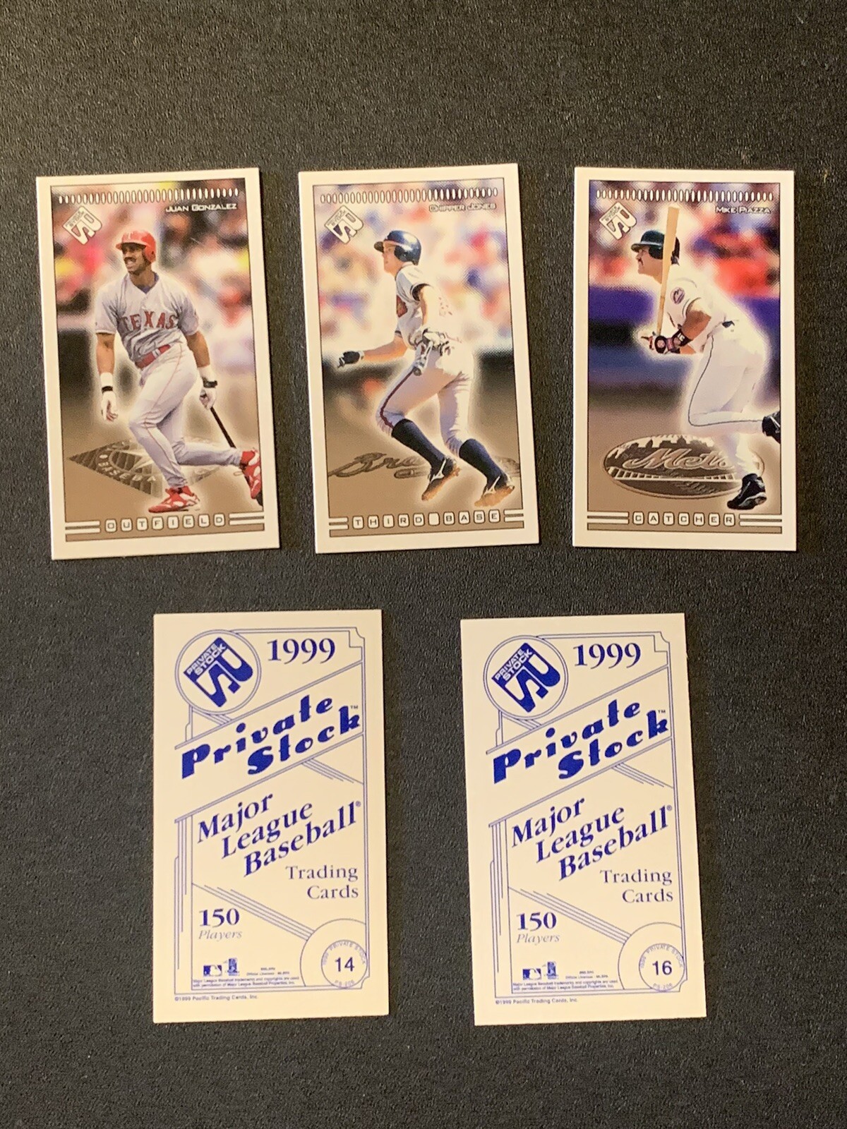 1999 Pacific Private Stock Mini PS-206 Pick Your Card Base #1-150