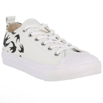 NWT McQ White Swallow Swarm Trainer Size 38 Unisex