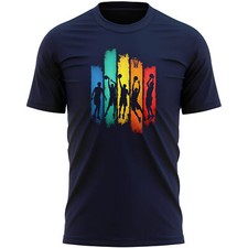 Basketball Fan T Shirt Silhouettes Design Sports Gift for Him Men Dad Partner