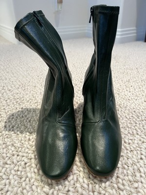 Loeffler Randall Elise Boots 8 Green, New, Never Worn