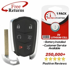 Remote 6btn Car Smart Key Fob For Cadillac (HYQ2EB 433mhz)