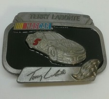   NEW VINTAGE TERRY LABONTE NASCAR RACING MEN'S BELT BUCKLE F/SHIP