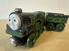 VTG Thomas  Friends Wooden Railway Emily  Tender Train Tank Engine