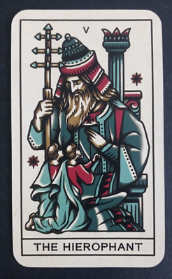 2018 Ink & Intuition Tattoo Tarot Card V The Hierophant | eBay
