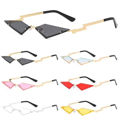 Randlos Polygon-Sonnenbrille  Rave Party/Strand/Reise/Streetwear