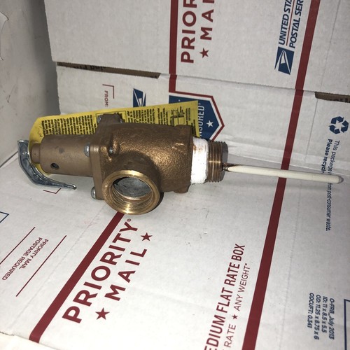 1" Watts 40XL 500k Btu 150PSI - T&P Relief Valve-Water Heater/Storage Tank EUC