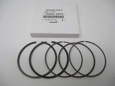 Genuine Kawasaki 13025-2073 .010 OS Over Size Piston Rings
