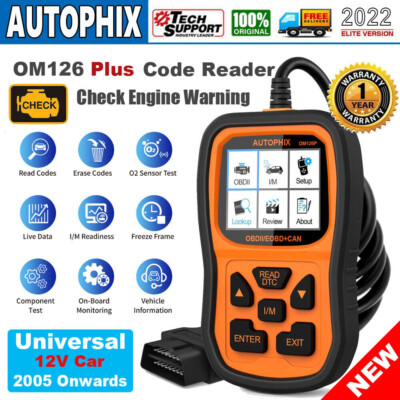 Autophix OM126 Profi OBD2 Diagnosegerät Tool Auto KFZ Scanner Fehlerauslesegerät