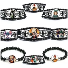 My Hero Academia Anime Bracelet Pick One Cartoon Cosplay Izuku Shoto Katsuki
