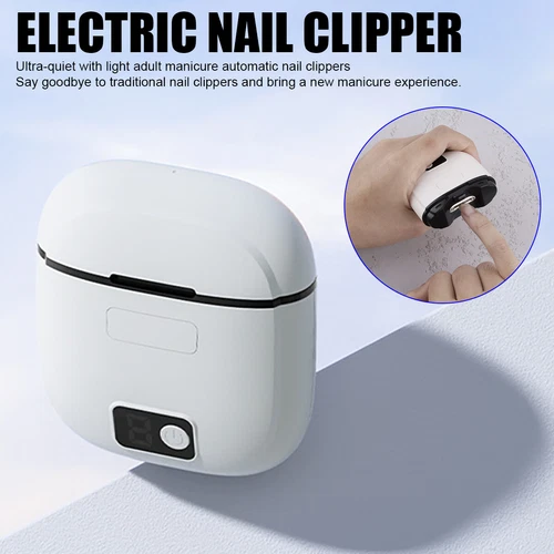 Electric Automatic Nail Clippers Toe Thick Nails Professional Cutter Pedicure*US - Bild 2 von 16