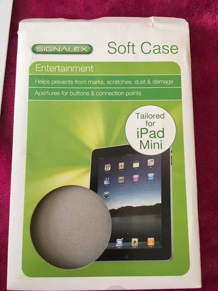 Ipad Mini Pink Soft Case + Screen Protector  - Image 4 of 4