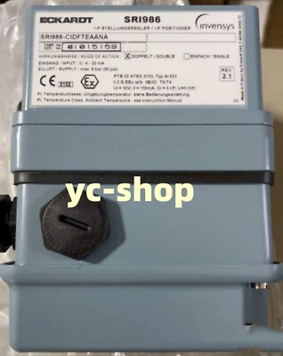 NEW ECKARDT SRI986-CIDF7EAANA Valve Positioner Fast shipping via