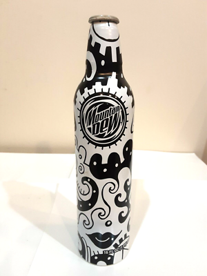 MOUNTAIN DEW GREEN LABEL ART ALUMINUM BOTTLE NO CAP | eBay
