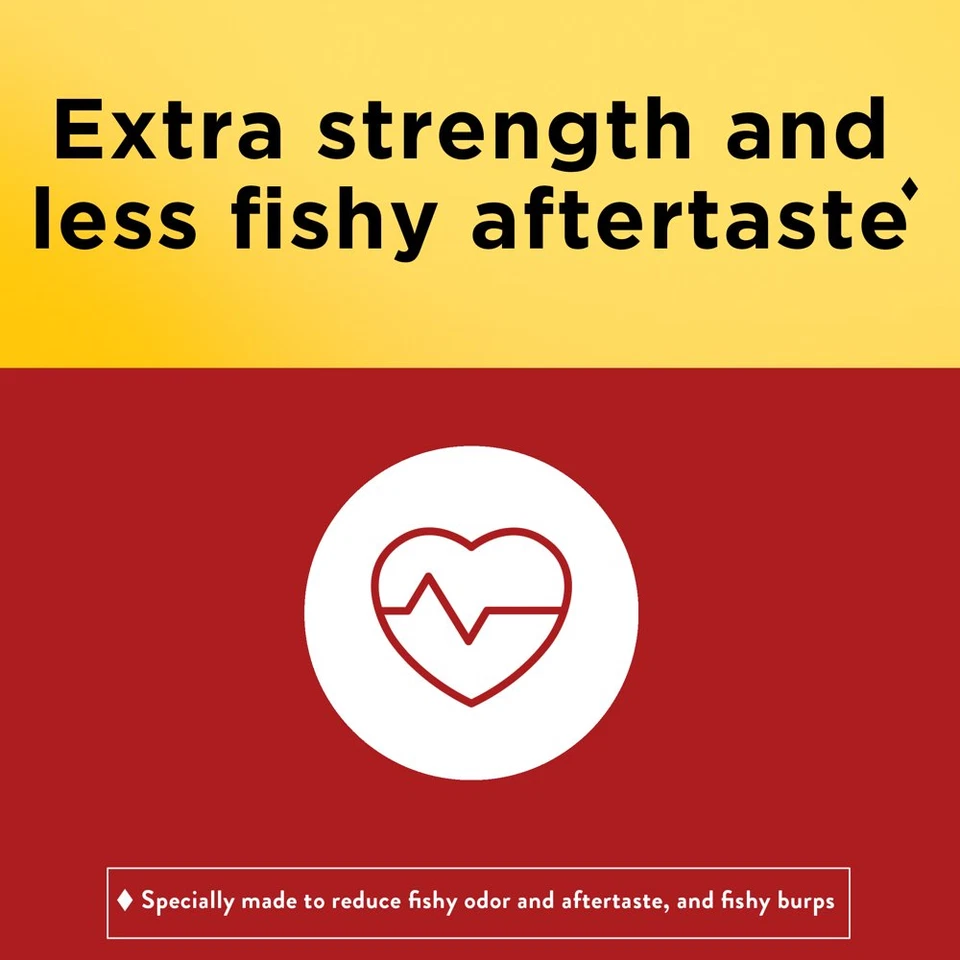 Nature Made омега-3 без отрыжки из рыбьего жира 1400 мг мини-гелевые капсулы, 80 штук - Изображение 4 из 4