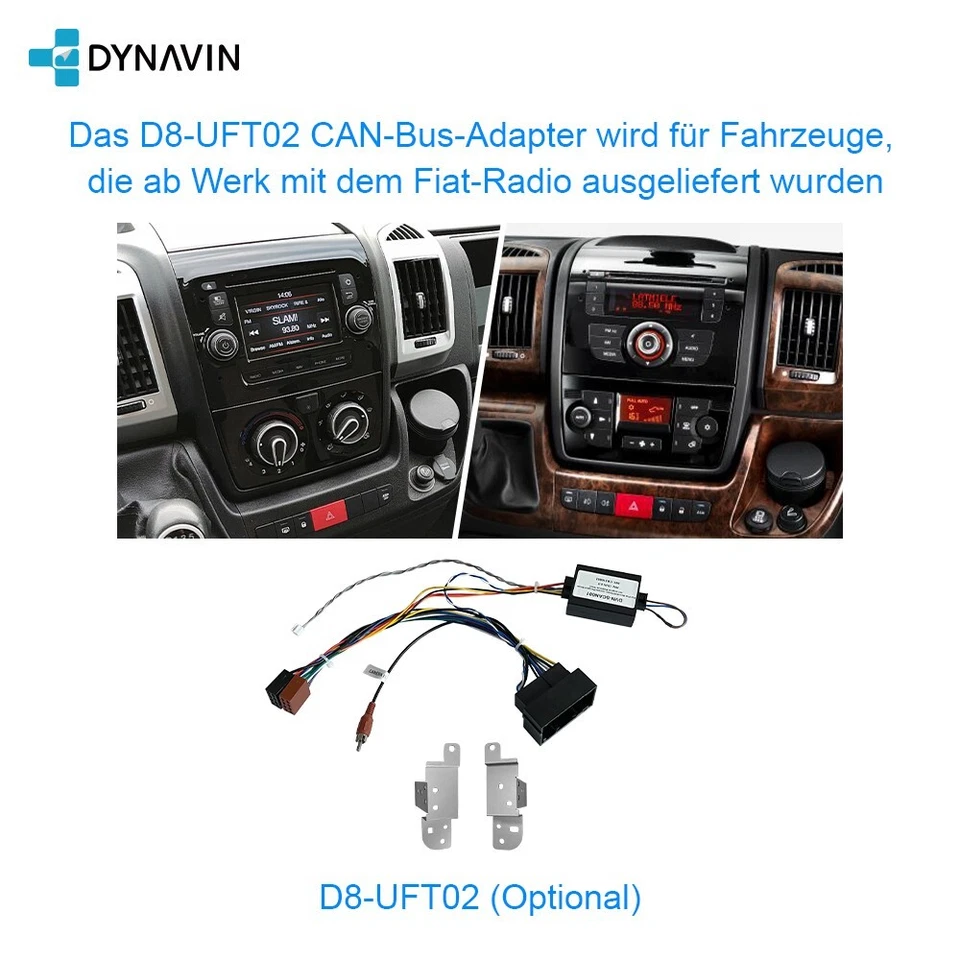 DYNAVIN Android Radio Navi für FIAT Ducato mit Wireless Carplay Android Auto DAB - Bild 2 von 4