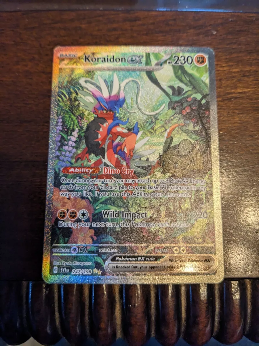 Mavin, Koraidon ex 247/198, Holo, Scarlet and Violet Pokemon TCG