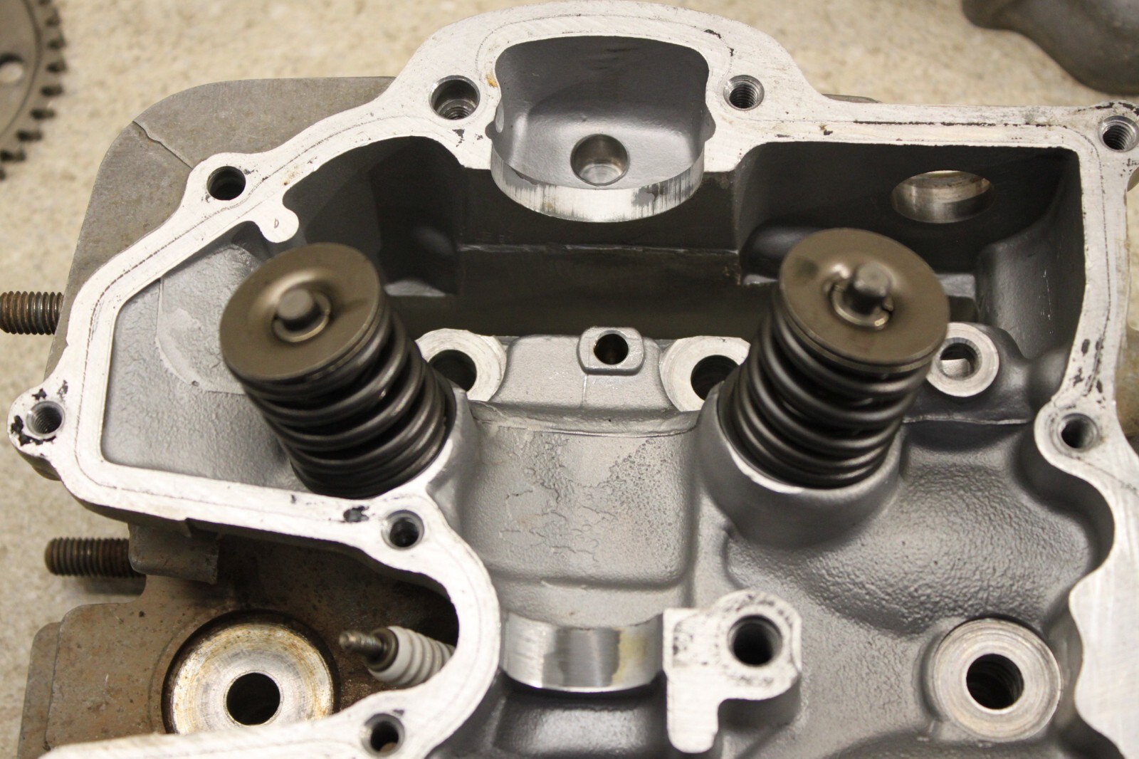 1995 Honda XR600R Cylinder Head Assembly Top End Valves Rocker Camshaft