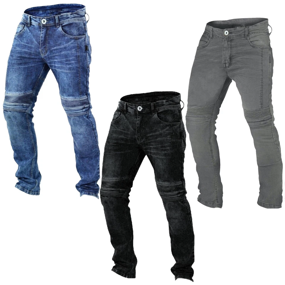 B:O:S Biker Motorrad Hose Herren Motorrad Aramid Jeans Hose Motorrad Protektoren Hose