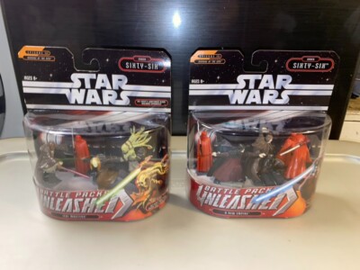 2 Star Wars Unleashed Battle Pack Order Sixty Six Jedi Masters & New Empire 2006