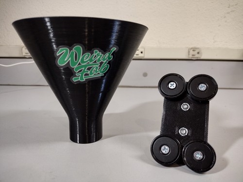 Weird Fab Funnel Holder, Oil Filter Drain/Drip Rack, Magnetic Mount ...
