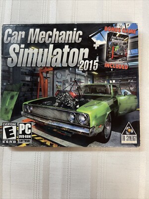 PC DVD CAR MECHANIC SIMULATOR 15 2015 , bonus one Truck Mechanic Simulator NEW