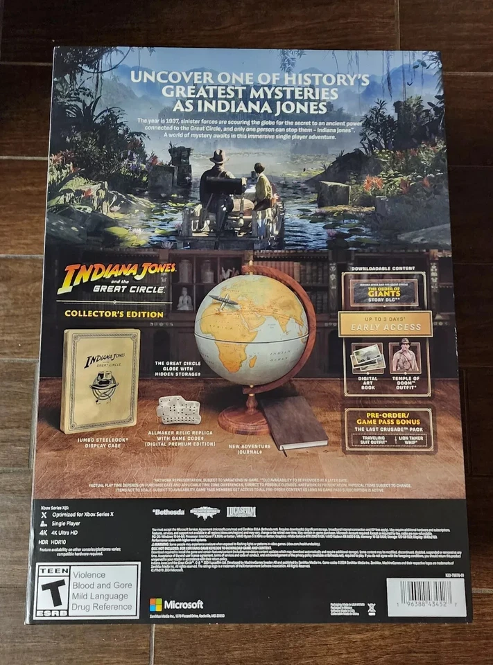 Indiana Jones And The Great Circle Collector's Edition XBOX X S /w Steelbook USA - Image 2 of 4