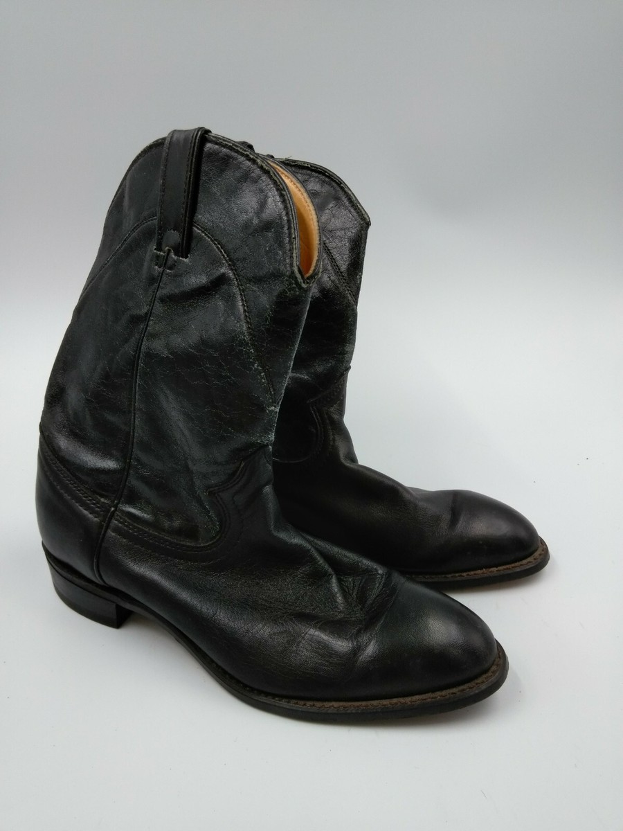 Durango Men’s Black Cowboy Boot.  Size 9D s-l400.jpg main image 2