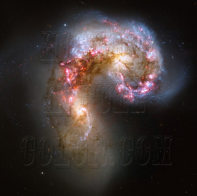 Antennae Galaxies NGC 4038  Hubble JPL NASA space telescope photo hs-2006-46-a