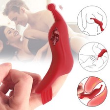 Finger Sleeve Vibrator Adult Sex Toys Clit Nipple Stimulator Sex Toys for Women
