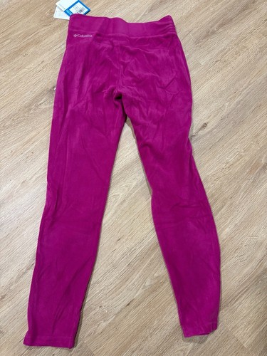 Columbia Youth Glacial Leggings Size XL Navy Blue Fleece Pants AG8017 684 - Picture 2 of 5