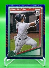 2025 Donruss Optic Baseball Tommy Troy Rated Prospect Blue Velocity
