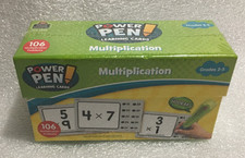 Power Pen Learning Cards, Multiplication, Grades 2 - 5